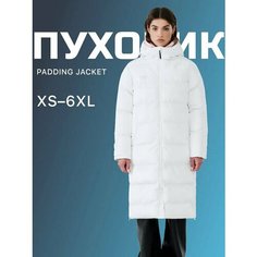Пуховик FN куртка женская зимняя Padding Jacket, размер 4XL, белый ФН