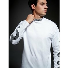 Лонгслив Crazy Getup, размер 158, белый