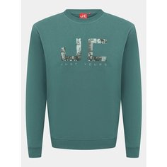 Толстовка JUST CLOTHES, размер 54, , зелёный