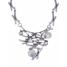 Колье OTOKODESIGN, серебристый