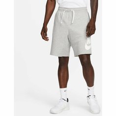Шорты спортивные NIKE Club, размер S, серый