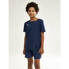 Футболка спортивная PUMA teamGOAL 23 Casuals Tee, размер 152, темно-синий