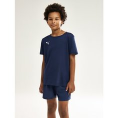 Футболка спортивная PUMA teamGOAL 23 Casuals Tee, размер 116, темно-синий