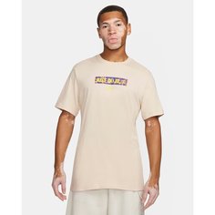 Футболка спортивная NIKE NSW TEE SPRING BREAK JDI, размер S, коричневый