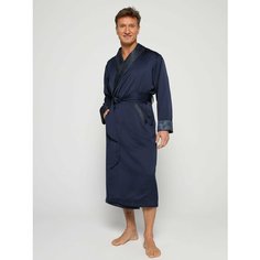 Халат Малиновые сны, размер 56, dark blue
