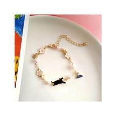 Браслет, эмаль, черный, розовый, желтый be Self True Jewel
