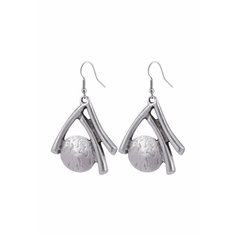 Серьги OTOKODESIGN, серебристый