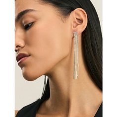 Серьги цепочки Zarina, серебро