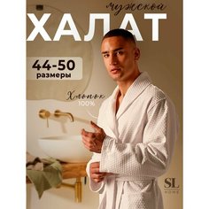 Халат Sima-Land Home Одежда для дома, размер M, белый