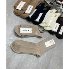 Носки Turkan 1/5, комплект, 30 den, 5 пар, размер 36-41, рис. 251, мультиколор