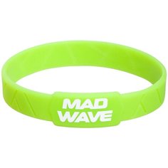 Эластичный браслет MAD WAVE, 1 шт., размер 16 см, размер one size, диаметр 5 см, зеленый