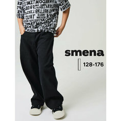 Джинсы SMENA Осень-Зима 2025, размер 140/72, черный Смена