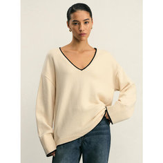 Джемпер Zarina, размер 2XS (RU 40), , белый принт