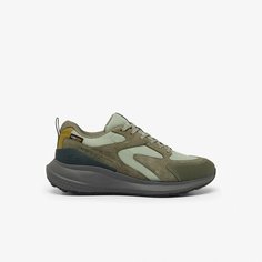 Кроссовки LACOSTE, размер 9.5, зеленый/хаки