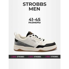 Кроссовки STROBBS, полнота 6 (RU)/ на среднюю стопу, размер 43, бежевый