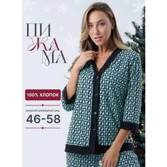 Пижама Domini Style, размер 54, черный