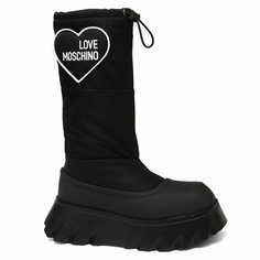 Сапоги LOVE MOSCHINO, размер 40, черный