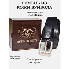 Ремень для мужчин, размер 115, черный Нет бренда