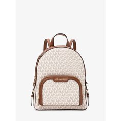 Рюкзак MICHAEL KORS, фактура зернистая, бежевый