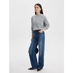 Джинсы Zarina straight, размер XS (RU 42), темный индиго