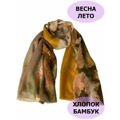 Шарф Florento для женщин,180х84 см, one size, желтый