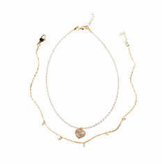 Комплект украшений VERUSCHKA JEWELRY, фианит, 5 шт., золотой