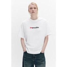 Футболка Befree Basic, размер XS, белый