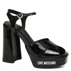 Босоножки LOVE MOSCHINO, размер 39, black