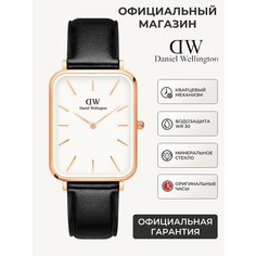 Наручные часы Daniel Wellington Quadro, черный/белый/золотой