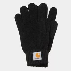 Перчатки Carhartt WIP Watch gloves для взрослых и детей, размер M / L, black
