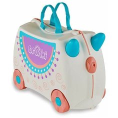 Чемодан trunki, ручная кладь, 46х31х21 см, белый