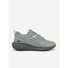 Кроссовки LACOSTE, размер 10.5, серый/темно-серый