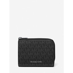 Портмоне MICHAEL KORS, фактура зернистая, черный