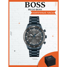 Наручные часы BOSS Santiago, серебристый/синий