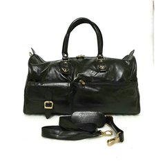Сумка дорожная Black Buffalo, 40 л, 23х26х55 см, ручная кладь, черный