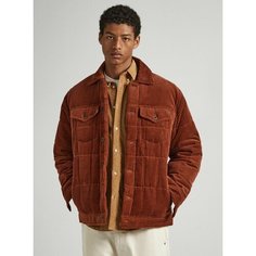 Пуховик Pepe Jeans, размер M, коричневый