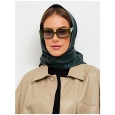 Косынка Curanni для женщин, размер one size, темно-зеленый