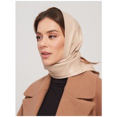 Косынка Curanni для женщин, размер one size, бежевый