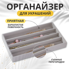 Органайзер 21х2.5х12.5 см, , серый Dont Worry