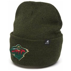 Шапка Atributika & Club Minnesota Wild для мужчин, размер 55-58, зеленый