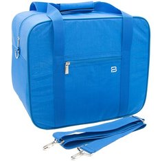 Сумка дорожная PobedaBags, 26 л, 30х27х36 см, ручная кладь, лазурный