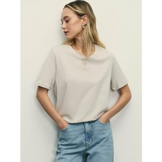 Футболка Zarina, размер XL (RU 50), молочный