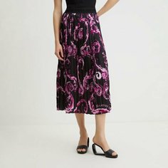 Юбка Versace Jeans Couture, размер 38, черный/розовый