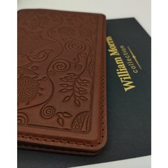 Обложка для паспорта William Morris, коричневый
