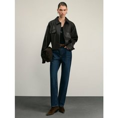 Джинсы Zarina straight, размер XS (RU 42), темный индиго