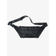 Сумка поясная IGAN, фактура гладкая, черная