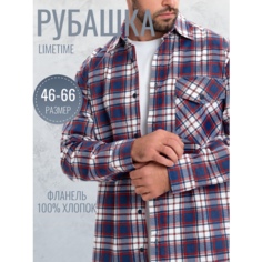 Рубашка ЛайМ, размер 60, бордо