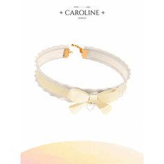 Чокер Caroline Jewelry, жемчуг имитация, длина 29 см, белый