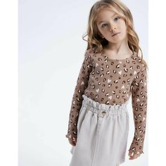 Лонгслив Gloria Jeans, размер 12мес/80, бежевый