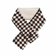 Шарф для взрослых и детей,80х11 см, brown No Brand